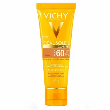 IDéAL SOLEIL CLARIFY FPS 60 VICHY - PROTETOR SOLAR - PELE MéDIA - 40G