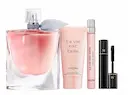 COFFRET LA VIE EST BELLE LANCOME EDP 100ML + LOçãO CORPORAL 50ML +TRAVEL MINI 10ML + MASCARA CILIOS HYPNôSE