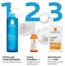 KIT SéRUM ANTI IDADE PURE VITAMIN C10 LA ROCHE POSAY 30ML E ACTINE CONTROL GEL DE LIMPEZA 240G