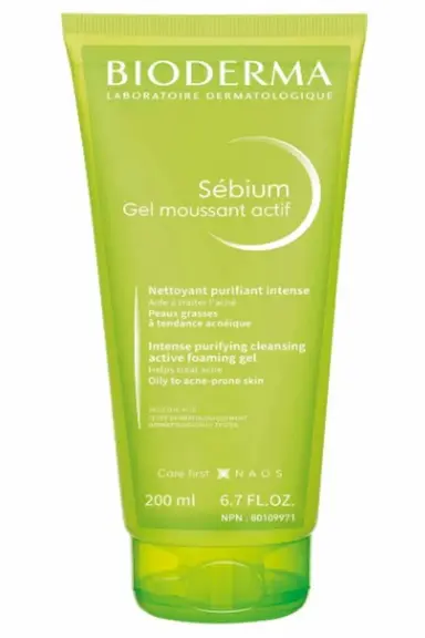 SéBIUM GEL MOUSSANT ACTIF GEL DE LIMPEZA BIODERMA 200ML