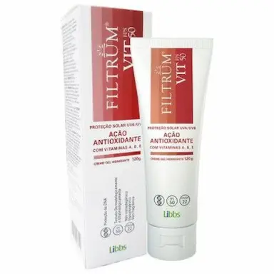 PROTETOR SOLAR FILTRUM VIT GEL-CREME HIDRATANTE FPS50 120G