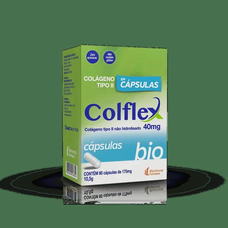COLFLEX BIO 40MG COLáGENO TIPO II NãO HIDROLISADO 60 CAPS