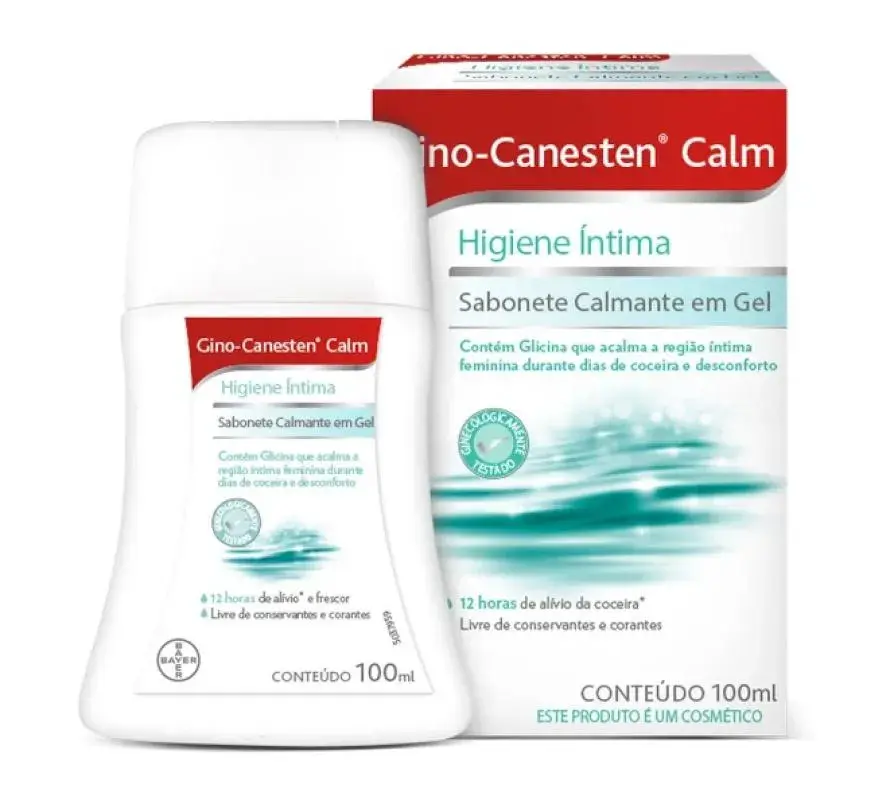 GINO-CANESTEN CALM SABONETE ÍNTIMO 100ML