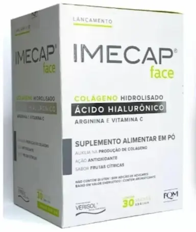 IMECAP FACE COLáGENO COM ÁCIDO HIALURôNICO 30 SACHêS