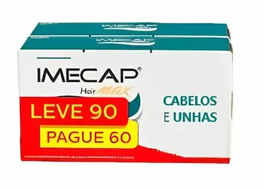IMECAP HAIR MAX CABELOS E UNHAS L90 P60CPS