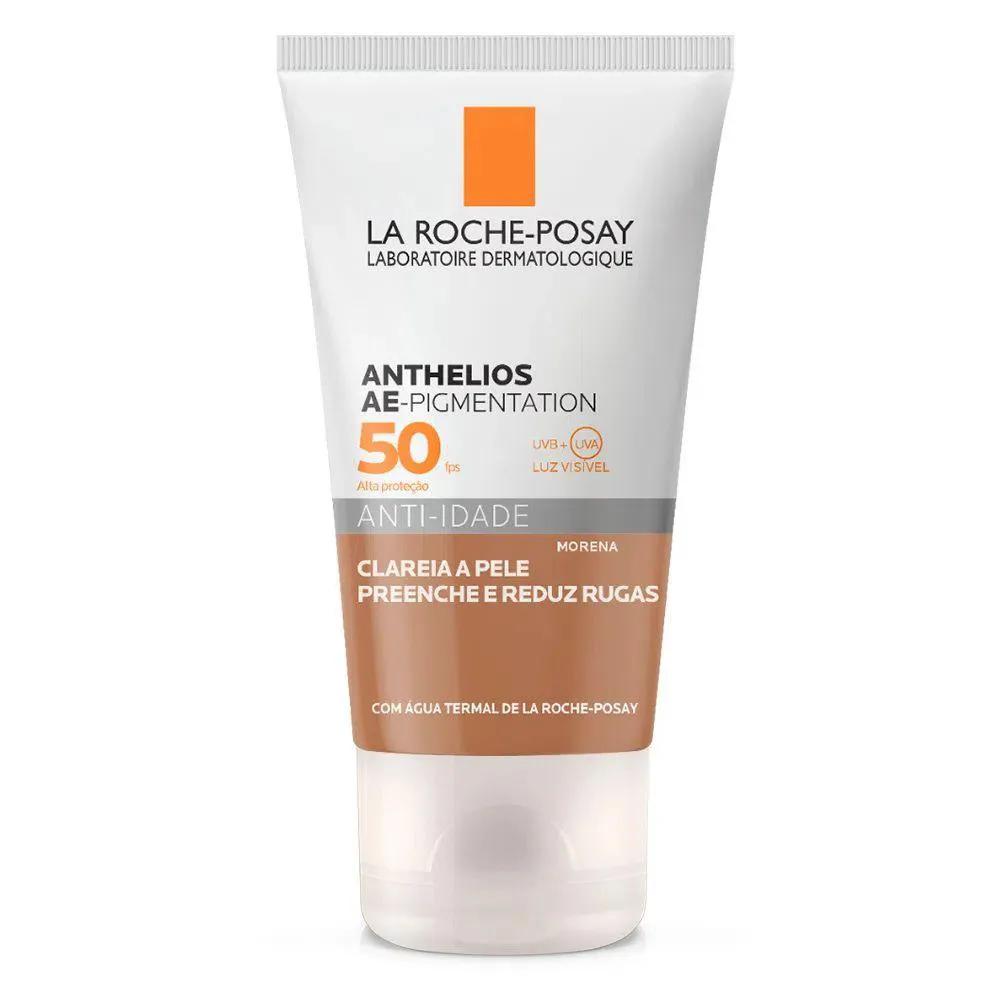 ANTHELIOS AE-PIGMENTATION FPS 50 - PROTETOR SOLAR ANTI-IDADE LA ROCHE POSAY - PELE MORENA