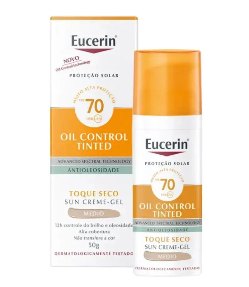 EUCERIN PIGMENT CONTROL TINTED FPS70 MéDIO PROT FACIAL 50ML