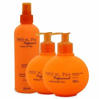 KIT TRIO TEEN PETIT K.PRO ( SHAMPOO + CONDICIONADOR + LEAVE-IN)
