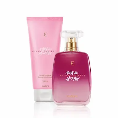 COMBO NIINA SECRETS: DESODORANTE COLôNIA + LOçãO HIDRATANTE DESODORANTE CORPORAL EUDORA