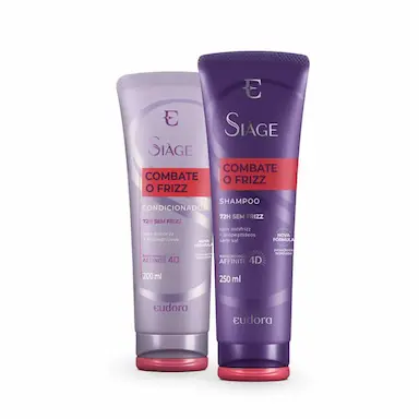 COMBATE O FRIZZ SIàGE SHAMPOO + CONDICIONADOR/EUDORA