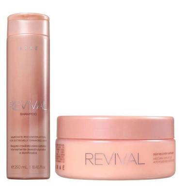 BRAé REVIVAL SHAMPOO 250ML + MáSCARA DE RECONSTRUçãO 200MG