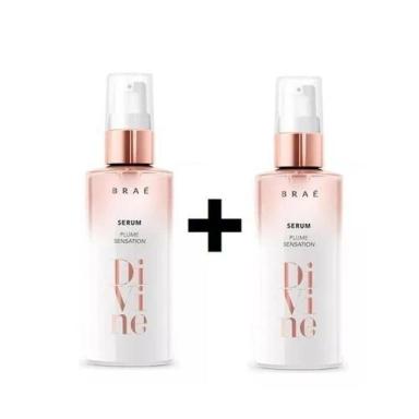 SéRUM BRAé DIVINE PLUME SENSATION 60ML - 02 UNIDADES
