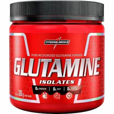 SUPLEMENTO EM Pó INTEGRALMéDICA GLUTAMINE ISOLATES GLUTAMINA 300 G