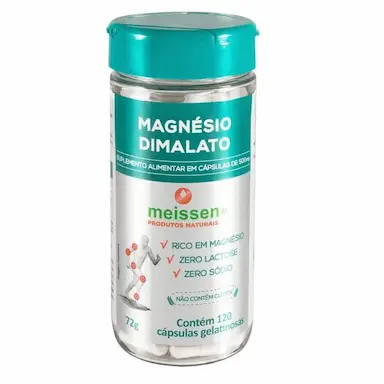 MALATO DE MAGNéSIO 500MG 120 Cápsulas