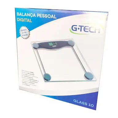 BALANçA CORPORAL DIGITAL G-TECH GLASS 10 1 Unidade