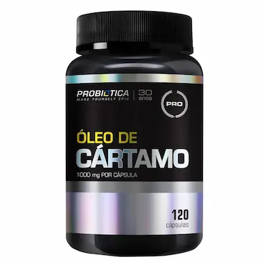 ÁCIDO LINOLEICO ÓLEO DE CARTáMO PROBIóTICA 120 Cápsulas