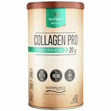 COLLAGEN PRO NUTRIFY PROTEíNA ISOLADA BODY BALANCE 450G Neutro