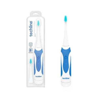 ESCOVA DENTAL ELETRICA EDA-01 COM REFIL EXTRA Branco E Azul
