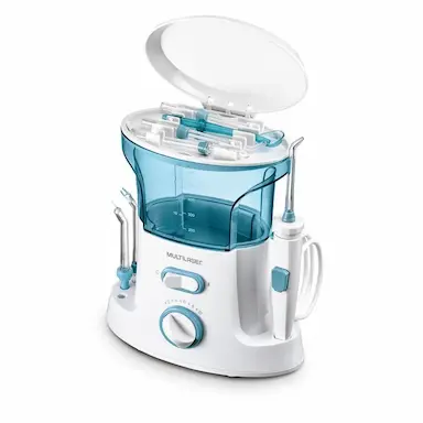 IRRIGADOR ORAL MULTILASER HC037 BRANCO E AZUL 110V/220V 1 Unidade