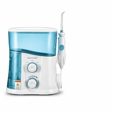 IRRIGADOR ORAL MULTILASER HC038 BRANCO E AZUL 110V/220V 1 Unidade