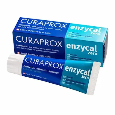 CREME DENTAL ENZYCAL ZERO CURAPROX CAIXA 75   ML