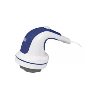 MASSAGEADOR ELéTRICO PORTáTIL TECHLINE MS-9000 110V Branco E Azul