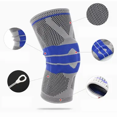 JOELHEIRA COMPRESSãO ESTABILIZADOR ESPORTIVO SILICONE GEL