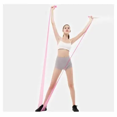 FAIXA ELáSTICA SML RESISTENTE PARA TREINO ALONGAMENTOS YOGA