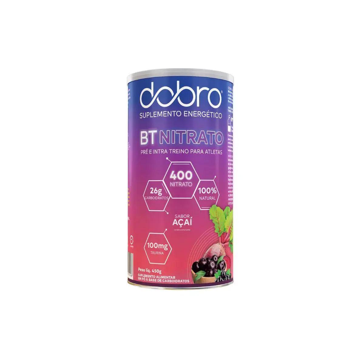 BT NITRATO 400 CARBOIDRATO BETERRABA DOBRO TODOS SABORES Açai