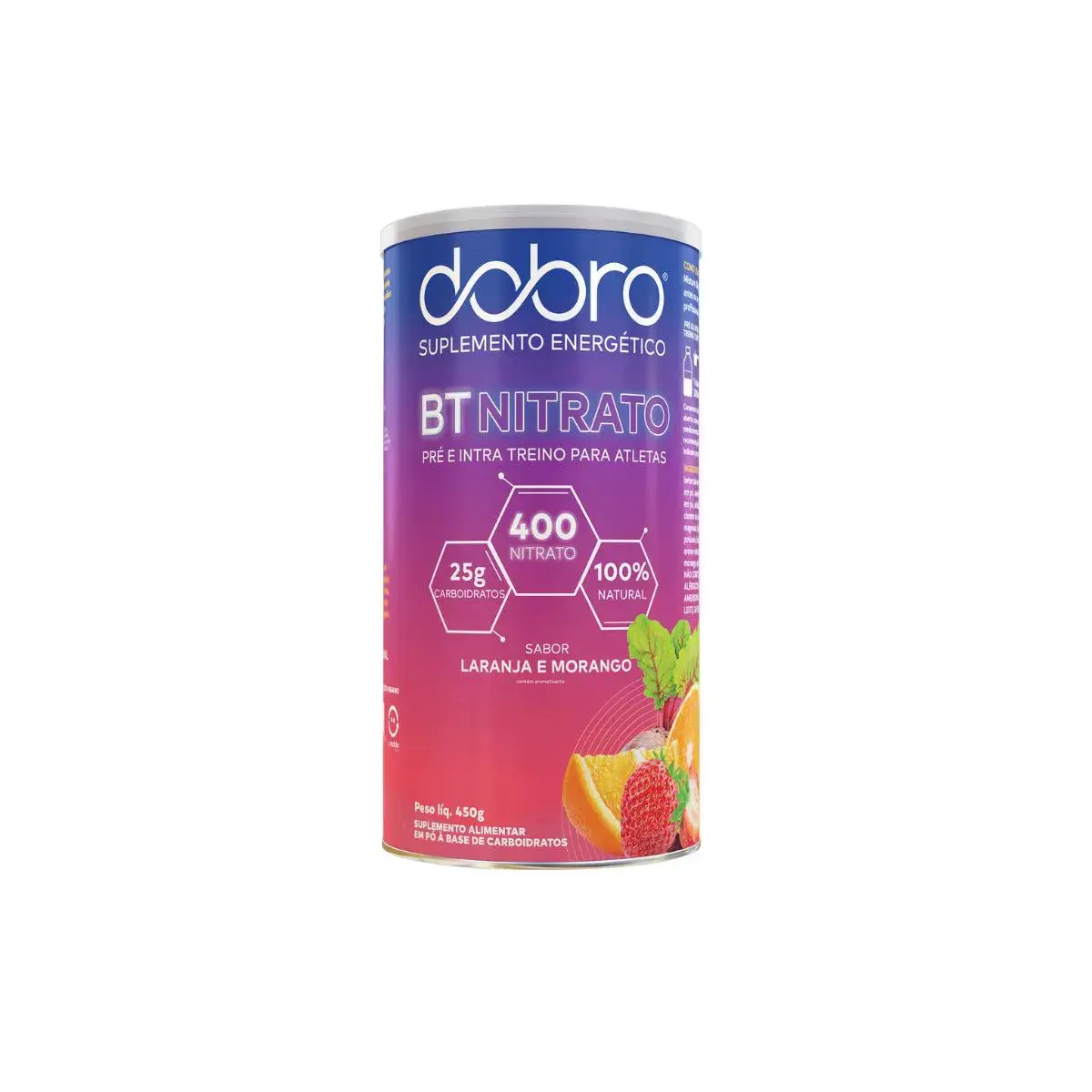 BT NITRATO 400 CARBOIDRATO BETERRABA DOBRO TODOS SABORES Laranja E Morango