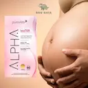 KIT 3 ALPHA MATER MULTINUTRIENTES P/ GESTANTES PURAVIDA Sem Sabor