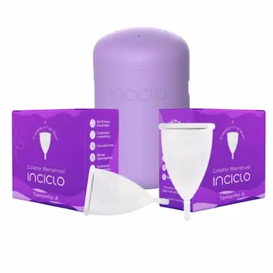 KIT 2 COLETORES MENSTRUAL CáPSULA TODOS OS TAMANHOS INCICLO VOCê SEMPRE LIVRE DE ABSORVENTES Teen 2UN ATÉ 19 Anos E SEM Filhos