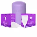 KIT 2 COLETORES MENSTRUAL CáPSULA TODOS OS TAMANHOS INCICLO VOCê SEMPRE LIVRE DE ABSORVENTES B UN + Teen UN