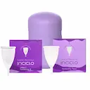 KIT 2 COLETORES MENSTRUAL CáPSULA TODOS OS TAMANHOS INCICLO VOCê SEMPRE LIVRE DE ABSORVENTES B UN + Teen UN