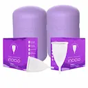 KIT 2 COLETORES MENSTRUAL 2 CáPSULAS TODOS TAMANHOS INCICLO A  UN + Teen UN