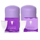 KIT 2 COLETORES MENSTRUAL 2 CáPSULAS TODOS TAMANHOS INCICLO B UN + Teen UN