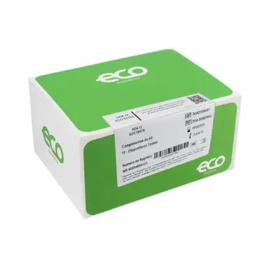 KIT TESTE RáPIDO MULTIDROGAS 10UN ECO DIAGNÓSTICA - 12 DROGAS