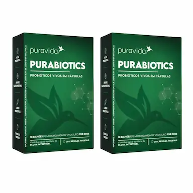 KIT 2 PURABIOTICS  MIX 4 TIPOS DE PROBIóTICOS PURAVIDA