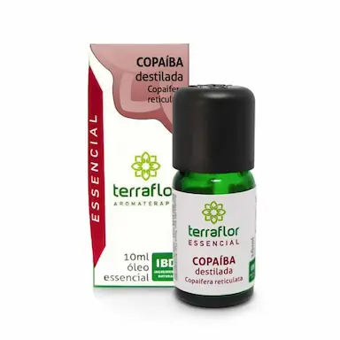 ÓLEO ESSENCIAL COPAÍBA DESTILADA TERRAFLOR 10ML