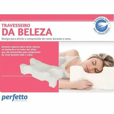 TRAVESSEIRO DA BELEZA ANTI RUGAS VISCO ELáSTICO PERFETTO