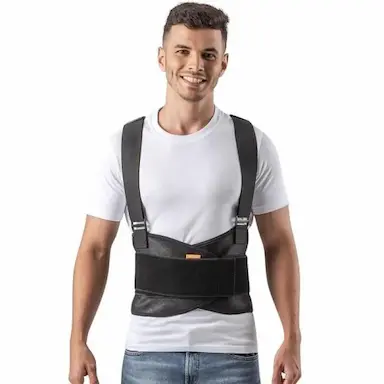 CINTA CORRETORA POSTURAL ERGONôMICO COM SUSPENSORIO OR1041 HIDROLIGHT P