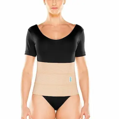 CINTA FAIXA ABDOMINAL ELASTICA 3 PAINEIS C319 CHANTAL P-M-G