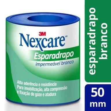 ESPARADRAPO IMPERMEAVEL NEXCARE BRANCO 50MM X 3M