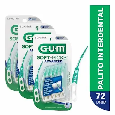 KIT COM 72 SOFT PICKS ADVANCED GUM