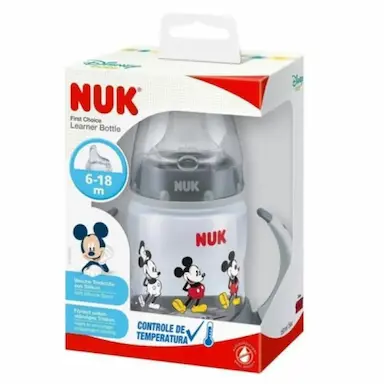 COPO TREINAMENTO NUK FC 150ML DISNEY COM ALÇA E CONTROLE TEMPERATURA MINNIE