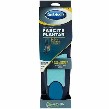 PALMILHA DR. SCHOLLS P/ ALIVIO DA FASCITE PLANTAR (ESPORAO) 40-45
