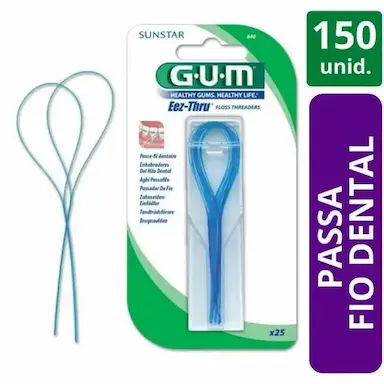 KIT COM 150 PASSADOR DE FIO DENTAL GUM