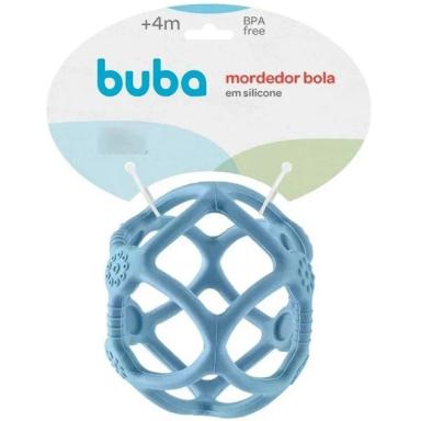 MORDEDOR BOLA SILICONE FLEXIVEL MACIO BUBA Azul