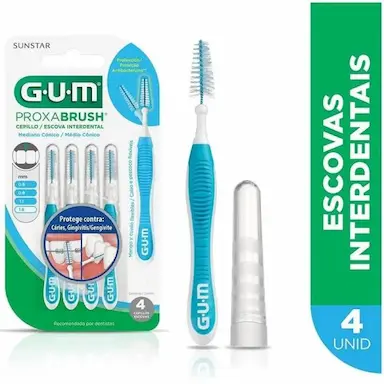 ESCOVA INTERDENTAL GUM MEDIA