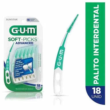SOFT PICKS ADVANCED GUM 18 UNIDADES